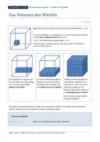 Materialpaket Oberfl che Und Volumen Von W rfel Und Quader materialpaket-oberfl-che-und-volumen-von-w-rfel-und-quader