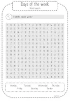 Vorschau - Arbeitsblätter - Word Search (3./4. Klasse, Englisch) - Deckblatt