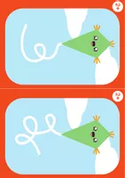 Vorschau - Spiele - Legespiel: Drachenschnur - Feinmotorik Übung für Kleinkinder (2+) - Seite 3