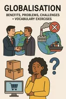 Vorschau - Lehrpläne/Lehrermaterial - Globalisation - Benefits, Problems, Challenges (Prüfungsvorbereitung) - Deckblatt