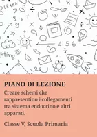 anteprima - Piani di lezione - Creare schemi che rappresentino i collegamenti tra sistema endocrino e altri apparati. - Pagina di copertina