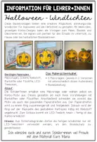 Vorschau - Mal- und Bastelvorlagen - Halloween-Kürbisse - Windlichter (Bastelvorlagen) - Seite 1