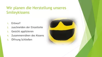 Vorschau - Arbeitsblätter - Nähen mit der Nähmaschine: Smileykissen - Seite 3
