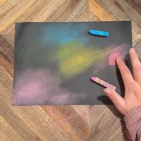 Vorschau - Arbeitsblätter - Planeten - Weltall - Kreide - Wischtechnik Kunst - Seite 2