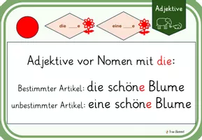Vorschau - Poster - Adjektiv Genus-Endungen Merkplakate - Seite 2