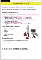 Vorschau - Arbeitsblätter - Flaschenthermometer bauen (Eigenschaften von Stoffen, Temperatur messen) - Seite 1
