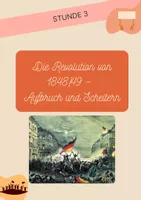Vorschau - Stundenentwürfe - Die Revolution von 1848/49: Aufbruch und Scheitern (Gruppeninterview) - Deckblatt