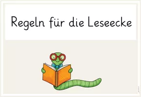 Vorschau - Poster - Leseecke, Bücherei - Regeln - Seite 3