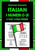 Vorschau - Stationenlernen - ITALIAN NUMBERS 0-31 TASK CARDS FREEBIE - Seite 1