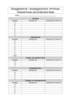 Vorschau - Arbeitsblätter - Übungspaket: Gruselgeschichte (Attribute, Stammformen, direkte Rede) - Deckblatt