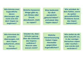 Vorschau - Aufgabenkarten - Verantwortung: Gesprächskarten zum Thema Vapes - Seite 3