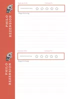 Vorschau - Arbeitsblätter - Philo Rezension - Deckblatt