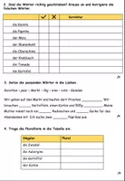 Vorschau - Arbeitsblätter - Dreifach differenzierter DaZ-Test "Das Gemüse" - Seite 2