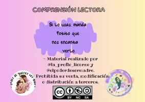 Vista previa - Tarjetas / Manipulativos - PACK COMPRENSIÓN LECTORA - página 2