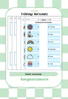 Vorschau - Arbeitsblätter - Frühlings Wortschatz DAF DAZ - Deckblatt