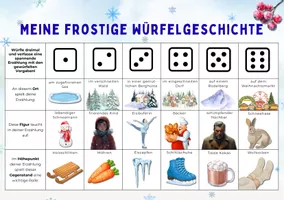Vorschau - Stundenentwürfe - Kreatives Schreiben im Winter - Reizwortgeschichten - Spannend erzählen mit Reizwörtern (Deutsch, Klasse 5-7) - Seite 1