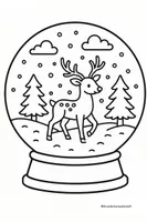 Vorschau - Arbeitsblätter - Weihnachtskugel Ausmalbilder - Seite 3