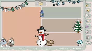 Vorschau - Präsentationen/Tafelbilder - interaktiver Begrüßungsbildschirm (Knuffies) digitale Tafel Winter neutral - Seite 3