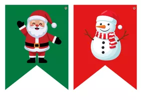 Vista previa - Unidades / Secuencias / Situaciones de Aprendizaje - baderines para navidad decoración de aula - Portada