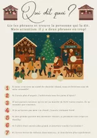 Vorschau - Arbeitsblätter - Lesespurgeschichte: Au marché de Noël - Deckblatt