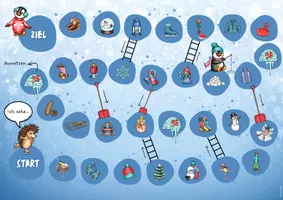 Vorschau - Spiele - WINTER / Wortschatzspiel DaZ - Seite 1