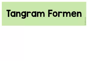 Vorschau - Merkblätter - Tangram Formen (Wortspeicher) - Seite 1