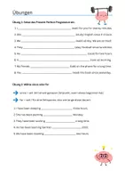 Vorschau - Arbeitsblätter - Einführung: Present Perfect Progressive - Seite 1