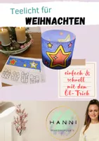 Vorschau - Mal- und Bastelvorlagen - Teelicht Öl Trick Windlicht Weihnachten Last Minute Printable - Deckblatt