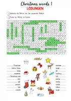 Vorschau - Arbeitsblätter - Suchsel Christmas words1 - Seite 1