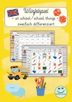 Vorschau - Arbeitsblätter - Materialpaket: at school/school things - Seite 1