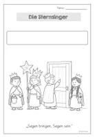 Vorschau - Arbeitsblätter - Sternsinger (Heilige Drei Könige) - Seite 1