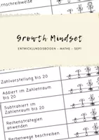 Vorschau - Lehrpläne/Lehrermaterial - Growth Mindset - Entwicklungsbogen SEP1 Mathe - Deckblatt