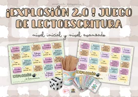 Vista previa - Juegos / Gamificación - EXPLOSIÓN 2.0. Juego de lectoescritura - página 1