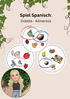 Vorschau - Spiele - Spiel Spanisch: Dopplungsspiel Alimentos - Deckblatt
