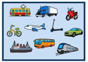 Vorschau - Arbeitsblätter - Spiel | Verkehrsmittel | Was fehlt? | A1 A2 | DaF DaZ - Seite 3