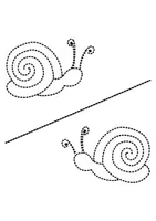 Vorschau - Arbeitsblätter - Prickelbilder / Fensterbilder Thema Schnecken - Grundschule - Bastelvorlagen - Seite 1