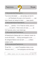 Vorschau - Arbeitsblätter - Präpositionen - Seite 2