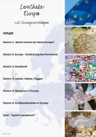Vorschau - Unterrichtsreihen - Lerntheke Europa Klasse 6 (+Lösungen) - Seite 1