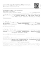 Die Räuber (Friedrich Schiller) - Religion und Moral im Spannungsfeld ...