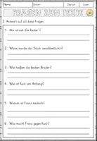 Die Räuber von Friedrich Schiller, Lesen und Verstehen Arbeitsblätter ...