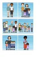 Vorschau - Bildkarten - Familienmodelle - 26 Bildkarten - Seite 1