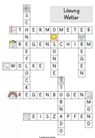 Kreuzwortrtsel Wetter Unterrichtsmaterial in den Fchern Sport & Deutsch & DaZ/DaF Kreuzwortrtsel Wetter Unterrichtsmaterial in den Fchern Sport & Deutsch & DaZ/DaF