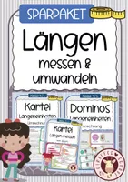 Vorschau - Unterrichtsreihen - Sparpaket - Längen messen & umwandeln - Deckblatt