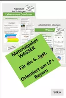 Vorschau - Arbeitsblätter - Materialpaket NuT 6. Klasse Alles rund ums Wasser - Deckblatt