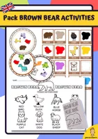 anteprima - Esercizi - Pack: Brown bear, brown bear activities in English Storytime - Pagina di copertina