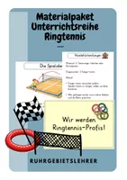 Vorschau - Stundenentwürfe - Materialpaket Komplette Unterrichtsreihe Ringtennis - Deckblatt