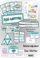 Vorschau - Spiele - Materialpaket - Das Wetter - NMG Unterricht - Deckblatt