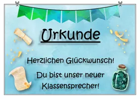 Urkunde Klassensprecher Klassensprecherin Unterrichtsmaterial Im urkunde-klassensprecher-klassensprecherin-unterrichtsmaterial-im