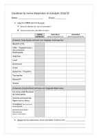 Checkliste F r Sch ler Und Lehrer Arbeitsmaterialien checkliste-f-r-sch-ler-und-lehrer-arbeitsmaterialien