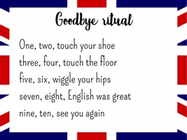 Hello Goodbye Rituals Goodbye Ritual English – Unterrichtsmaterial im Fach Englisch